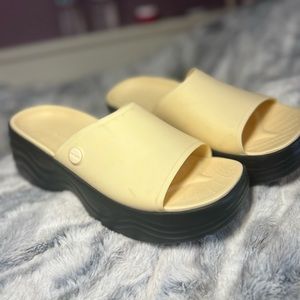 Croc Wedges Mules Shoe Sandal